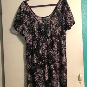 Torrid Floral Lace Shirt